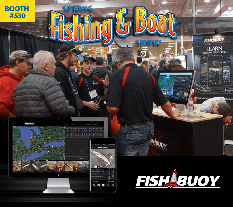 FISHBUOY Attending Spring Fishing and Boat Show, Toronto