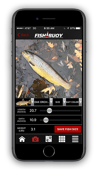 Fishing App - FISHBUOY Length Girth Weight Calculator