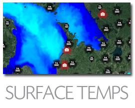 MARINEBUOY - Great Lake Marine Forecast - SURFACE TEMPERATURES